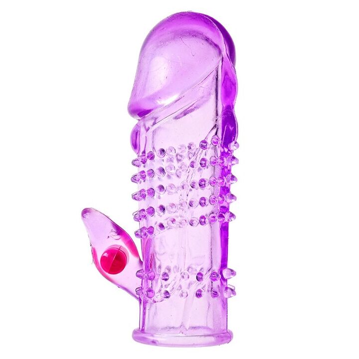 Member nozzle with clitoral stimulation