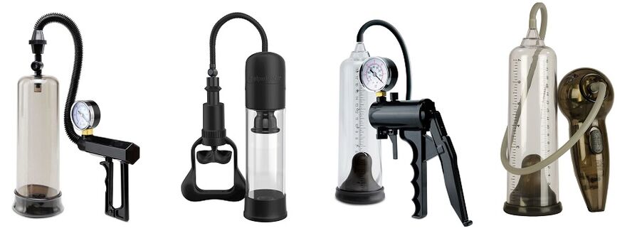 Vacuum pump for penis enlargement